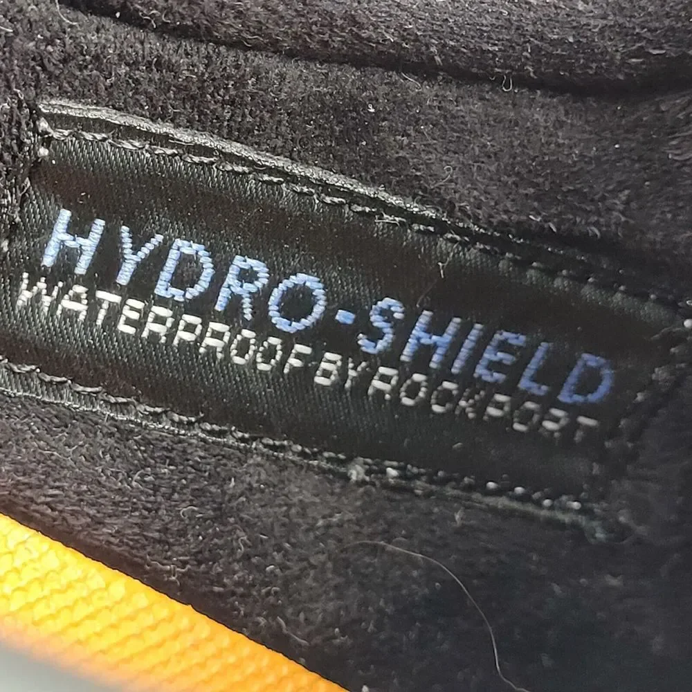 Rockport Hydro Shield Essential Shoes Black Lace Up Leather Sz 10.5‎